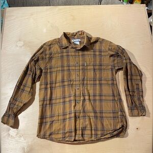 Columbia Brown Casual Button Down Shirt (NK)